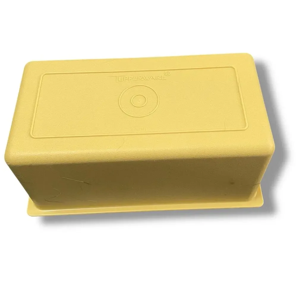Tupperware Harvest Gold Butter Cheese Container Replacement Lid Part 638 Vintage
